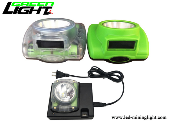 مصباح غطاء عمال المناجم تحت الأرض مادة شفافة 13000lux Super Brightness Impact Resistant