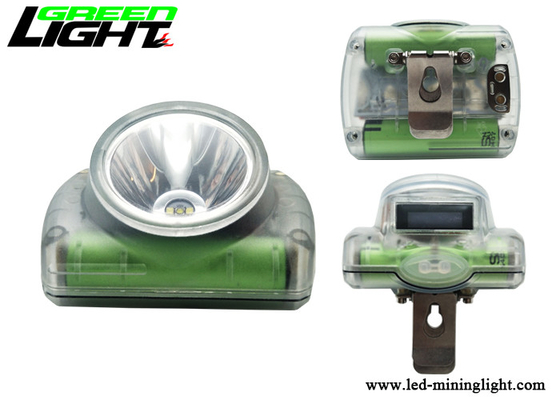 مصباح غطاء عمال المناجم تحت الأرض مادة شفافة 13000lux Super Brightness Impact Resistant