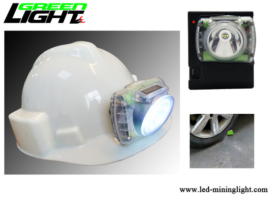 مصباح غطاء عمال المناجم تحت الأرض مادة شفافة 13000lux Super Brightness Impact Resistant