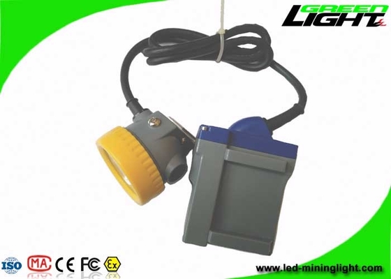 6.6Ah بطارية قابلة للشحن أضواء غطاء التعدين تحت الأرض حبال كشافات GLT-7C