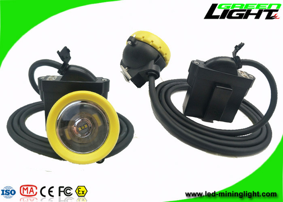 10000lux سلامة عمال المناجم كاب مصباح IP68 GL5-D LED الصناعية USB قابلة للشحن