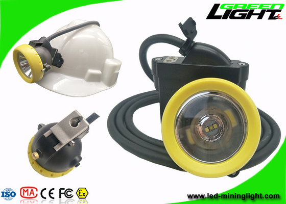 ضوء التعدين LED تحت الأرض 10000lux 6.6Ah بطارية قابلة لإعادة الشحن مع تحذير من انخفاض الطاقة