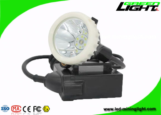IP67 Miners Helmet Light 10000lux Rechargeable 6.6 Ah للصناعة المعدنية