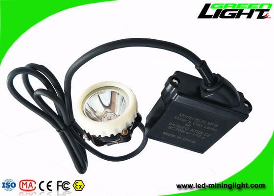 IP67 Miners Helmet Light 10000lux Rechargeable 6.6 Ah للصناعة المعدنية