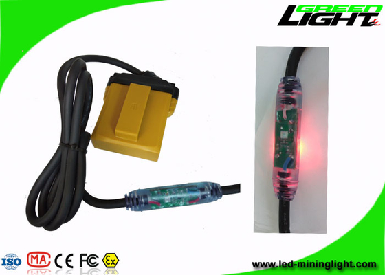 10.4Ah IP68 Minig Cap Lights 25000 Lux Minig Corded Cable مع تحذير من انخفاض الطاقة