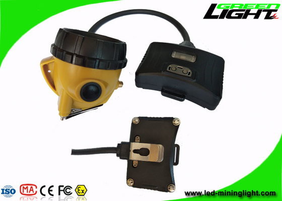 ضوء التعدين LED شبه السلكي 6.8Ah IP68 1200 دورات البطارية بحبل الأمان