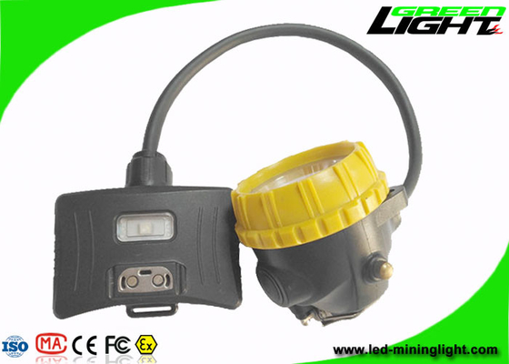ضوء التعدين LED شبه السلكي 6.8Ah IP68 1200 دورات البطارية بحبل الأمان
