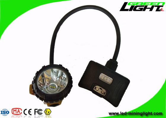 ضوء التعدين LED شبه السلكي 6.8Ah IP68 1200 دورات البطارية بحبل الأمان