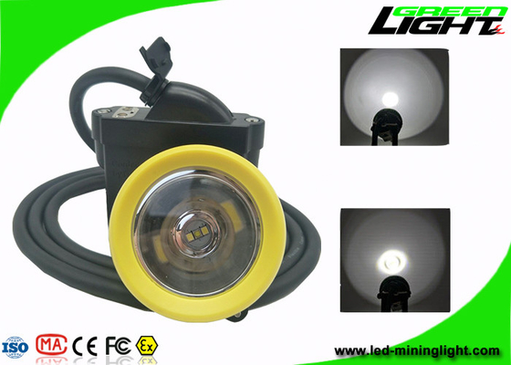 216lum 10000lux قابلة للشحن Led قبعة صلبة ضوء 7.8Ah Li - بطارية أيون IP68450mA