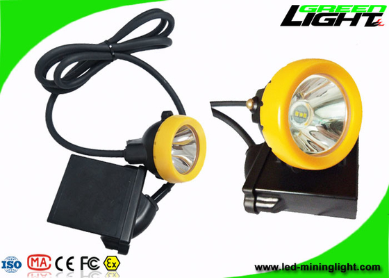 Cree Source LED Mining Light IP68 10000lux بطارية 6.6Ah مع زر السيليكون