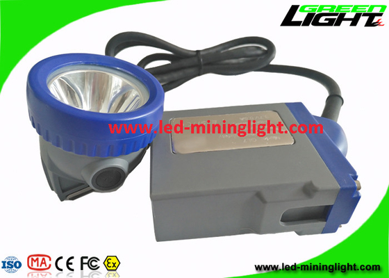 IP68 مقاوم للماء Led Miners Cap Lamp 1.67 Watt 6.6Ah Rechargeable Li - Ion Battery