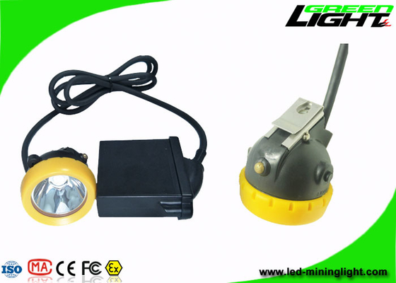 Cree Source LED Mining Light IP68 10000lux بطارية 6.6Ah مع زر السيليكون