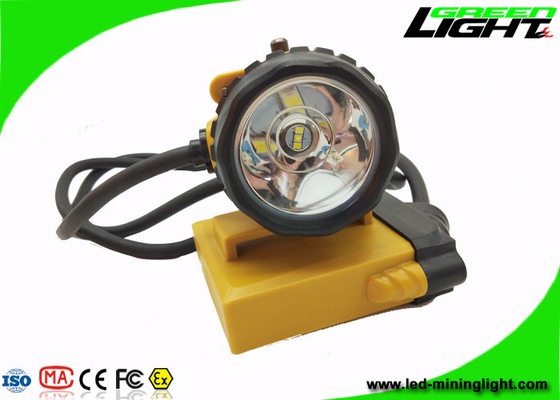 25000lux ضوء غطاء مناجم الفحم IP68 مقاوم للماء 10.4Ah بطارية سامسونج عمر طويل