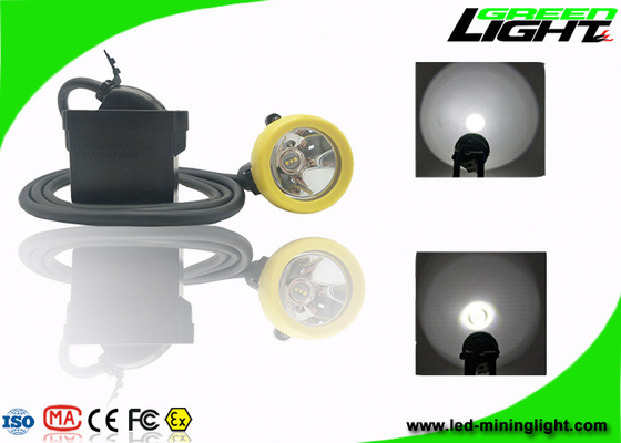 Hard Hat Rechargeable Miners Headlamp USB Charging 1.67W مع سطوع قوي