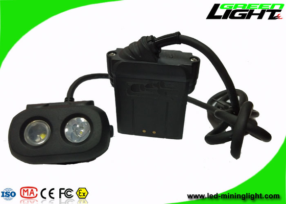 قابلة للشحن OLED Led Miners Cap Lamp 15000lux مقاوم للماء ثنائي الشعاع الوظيفي