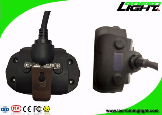 شعاع مزدوج OLED 15000lux Mining Hard Hat Headlamp Double Shot Molding IP68