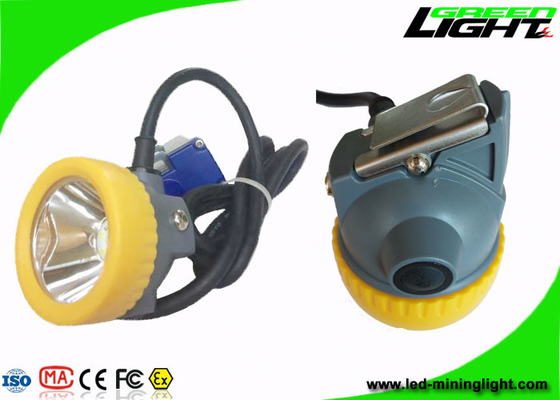 كشافات عمال المناجم القابلة لإعادة الشحن تحت الأرض IP68 15000lux 6.6Ah بطارية ليثيوم أيون