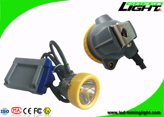 كشافات عمال المناجم القابلة لإعادة الشحن تحت الأرض IP68 15000lux 6.6Ah بطارية ليثيوم أيون
