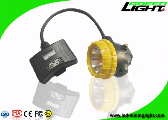 6.8Ah بطارية غطاء التعدين أضواء شبه حبال 15000lux مع كأس الإضاءة الألومنيوم