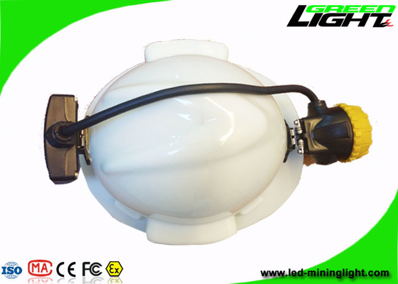 6.8Ah بطارية غطاء التعدين أضواء شبه حبال 15000lux مع كأس الإضاءة الألومنيوم
