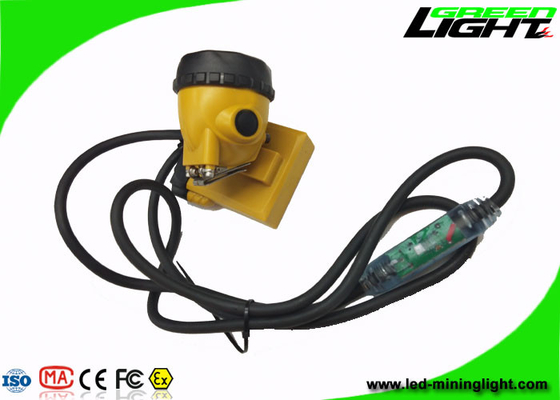 3.7V 10.4Ah LED مصباح أمامي للتعدين 25000lux شعاع عالي مع أربعة أوضاع إضاءة