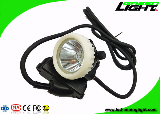 ارتفاع شعاع الصمام عمال المناجم الخفيفة 10000lux 6.6Ah بطارية ليثيوم أيون IP68 للماء