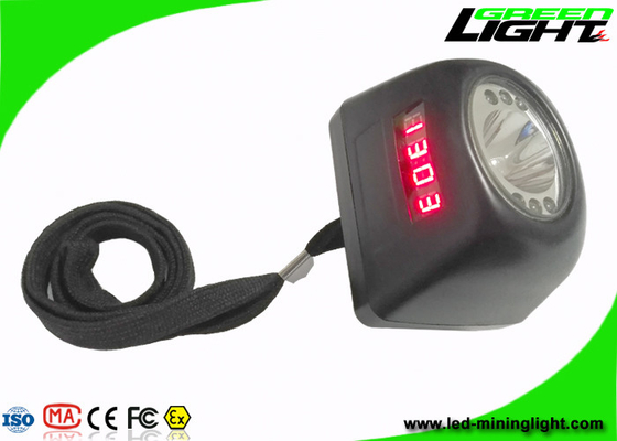 ضوء التعدين اللاسلكي LED خفيف الوزن 8000lux هيكل الكل في واحد بحبل أمان