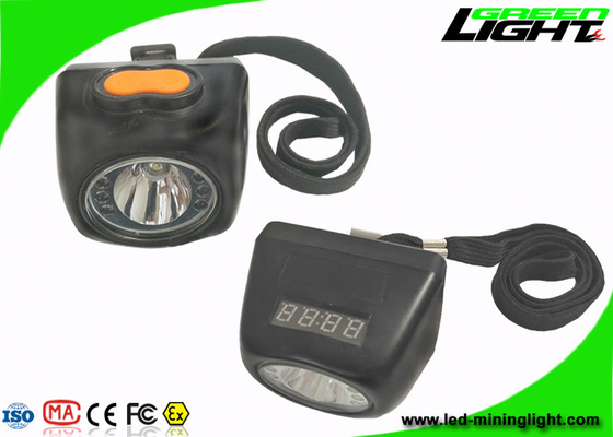 ضوء التعدين اللاسلكي LED خفيف الوزن 8000lux هيكل الكل في واحد بحبل أمان