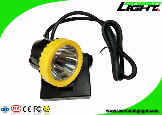 50000lux سطوع LED مصباح غطاء مناجم الفحم IP68 مقاوم للماء 11.2Ah للصيد
