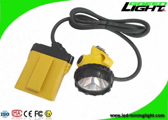 ضوء التعدين LED للسلامة تحت الأرض 25000Lux بطارية سامسونج 10.4Ah مع وظيفة SOS