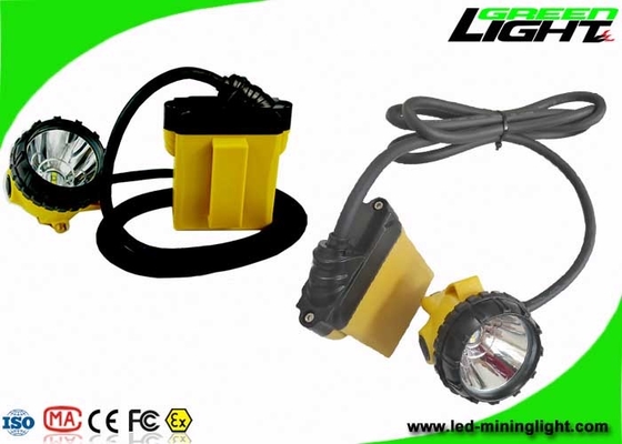 ضوء التعدين LED للسلامة تحت الأرض 25000Lux بطارية سامسونج 10.4Ah مع وظيفة SOS