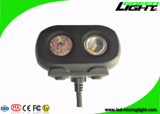 طلقة مزدوجة صب الصلب قبعة كشافات 15000lux عالية الإضاءة شعاع Dula IP68