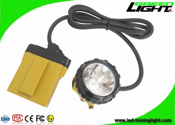 25000Lux Mining Cap Lights 1200 دورة بطارية مع وظيفة تحذير منخفضة الطاقة