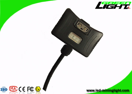 5.2Ah LED Mining Cap Lights 10000lux Brightness High Beam IP68 مع حبل أمان