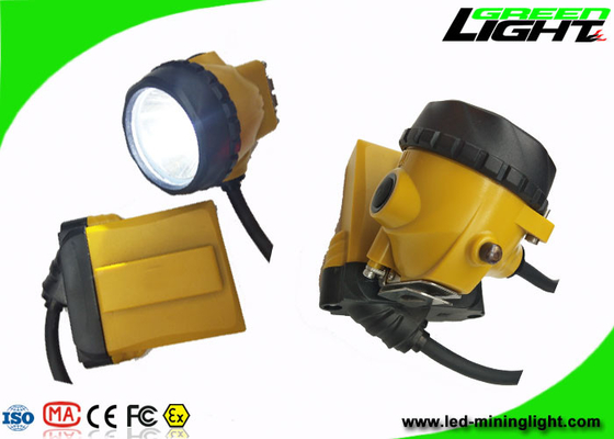 مصباح أمامي LED لمنع الانفجار 10.4Ah 25000lux كابل ضوء وامض