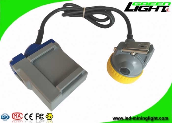 ضوء تعدين LED للسلامة تحت الأرض 6.6Ah بطارية قابلة لإعادة الشحن 15000lux كشافات