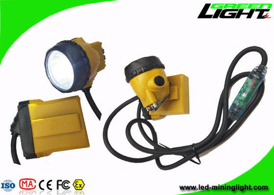 IP68 مقاوم للماء بقيادة عمال مناجم الفحم مصباح 25000lux بطارية 10.4Ah حسب الطلب اللون