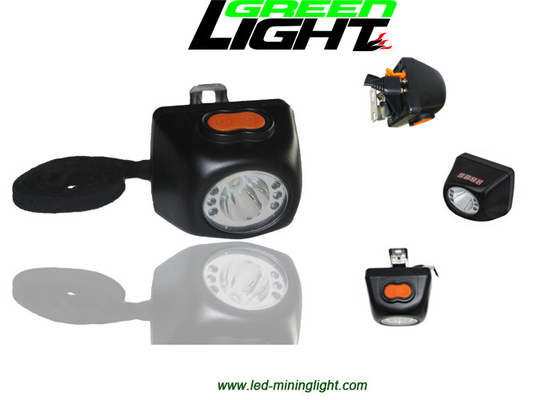 مصباح LED صغير الحجم لعمال المناجم سطوع 8000LUX 221lum مع شاشة رقمية