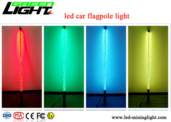 جهاز تحكم عن بعد 1.8 متر LED تحذير ضوء RGB ملون IP67 قطب مرن مقاوم للماء