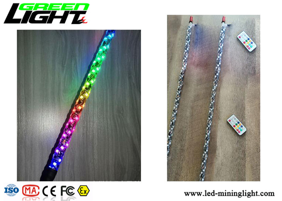 جهاز تحكم عن بعد 1.8 متر LED تحذير ضوء RGB ملون IP67 قطب مرن مقاوم للماء