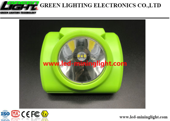 USB شحن LED Miners Cap Lamp 25000lux 1.78W مثبطات اللهب مع شاشة OLED