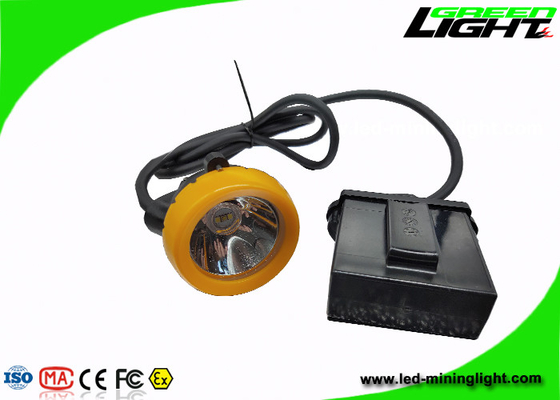زر السيليكون الذي يعمل باللمس LED Mining Light 10000lux Cap Lamp 7.8Ah Li - بطارية أيون