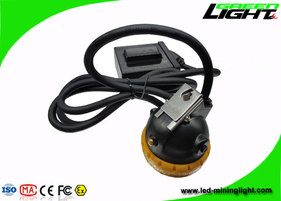زر السيليكون الذي يعمل باللمس LED Mining Light 10000lux Cap Lamp 7.8Ah Li - بطارية أيون