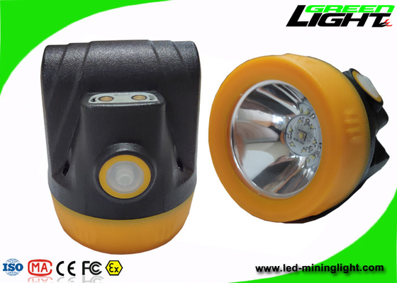 3.8Ah بطارية هارد هات كشافات ، كشافات قابلة للشحن لعمال المناجم IP68