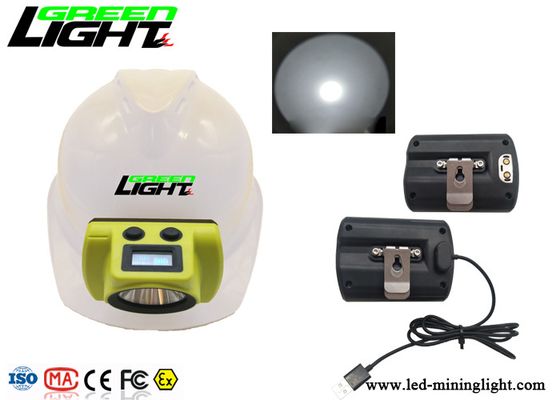 شاشة عرض OLED LCordless Mining Lights 18000lux مقاوم للماء IP68 Impact 385lum