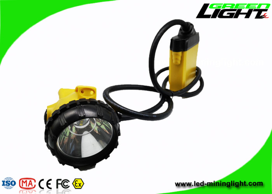 PC Material LED Mining Light 4 مستويات 10.4Ah IP68 Gl12-A سطوع عالٍ 25000lux