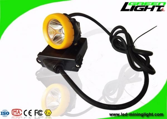 Cree Source Cordless Cap Lamp التعدين 10000lux 6.6Ah بطارية مع زر السيليكون