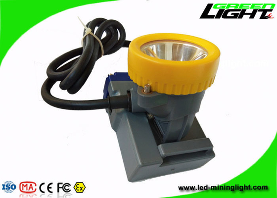 ضوء التعدين LED المضاد للانفجار GLT-7C قابل لإعادة الشحن بسلك 15000 لوكس عالي السطوع