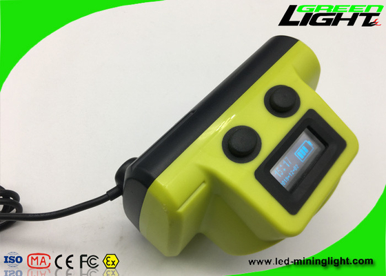 أضواء القبعة الصلبة للماء تحت الأرض 13000lux سطوع مع كابل شحن USB