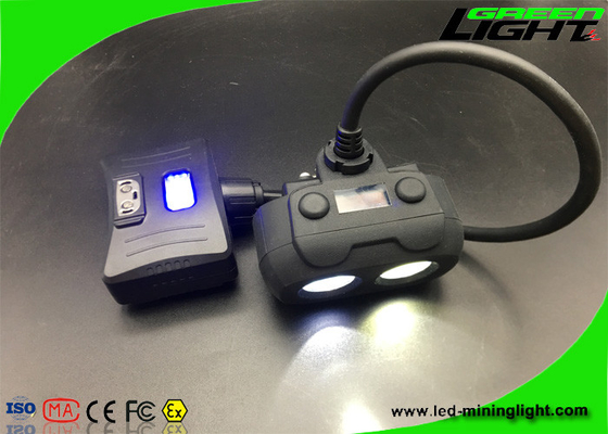 شعاع مزدوج قابل لإعادة الشحن LED كشافات IP68 ضوء مقاوم للماء مع Cree Led 15000lux